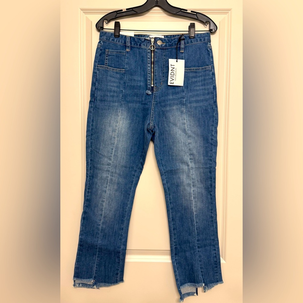 NWT EVIDNT Tangier Step Hem Straight Jeans - Size 30